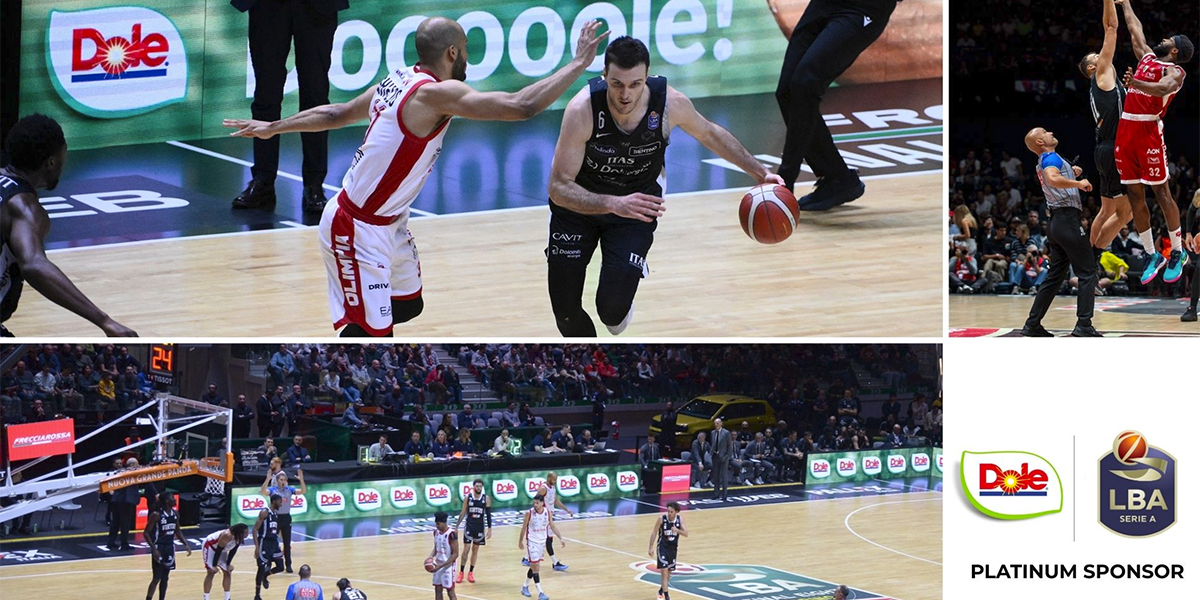 Dole Italia Platinum Sponsor della Lega Basket Serie A per la stagione 2025/26